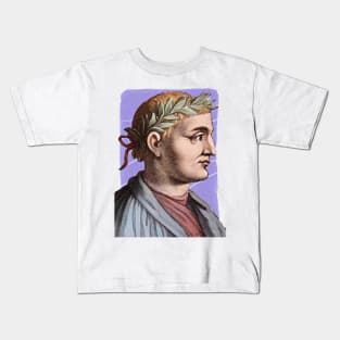 Roman Poet Horace illustration Kids T-Shirt